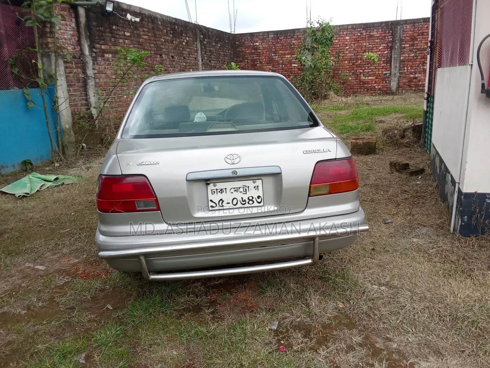 টয়োটা করোল্লা অটোমেটিক ১৯৯৫ বেগুনি