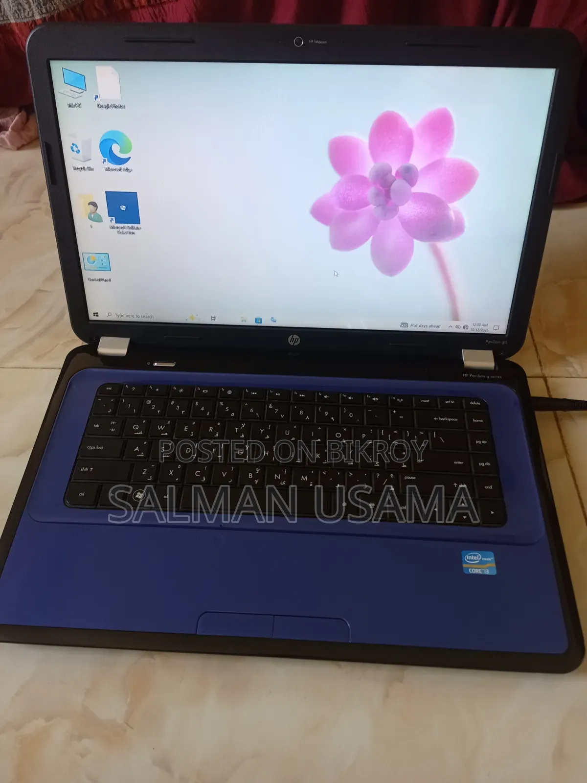 Laptop HP Pavilion G6 8GB Intel Core i3 SSD 256GB