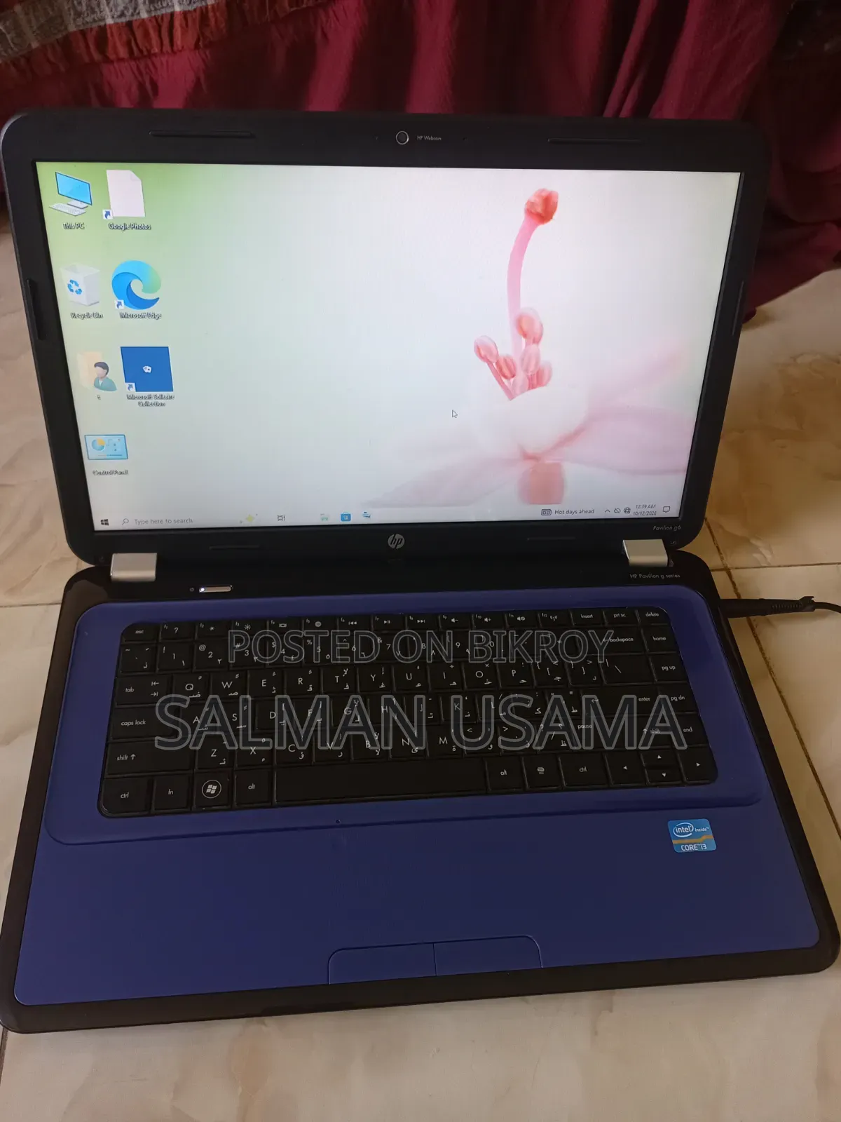 Laptop HP Pavilion G6 8GB Intel Core i3 SSD 256GB