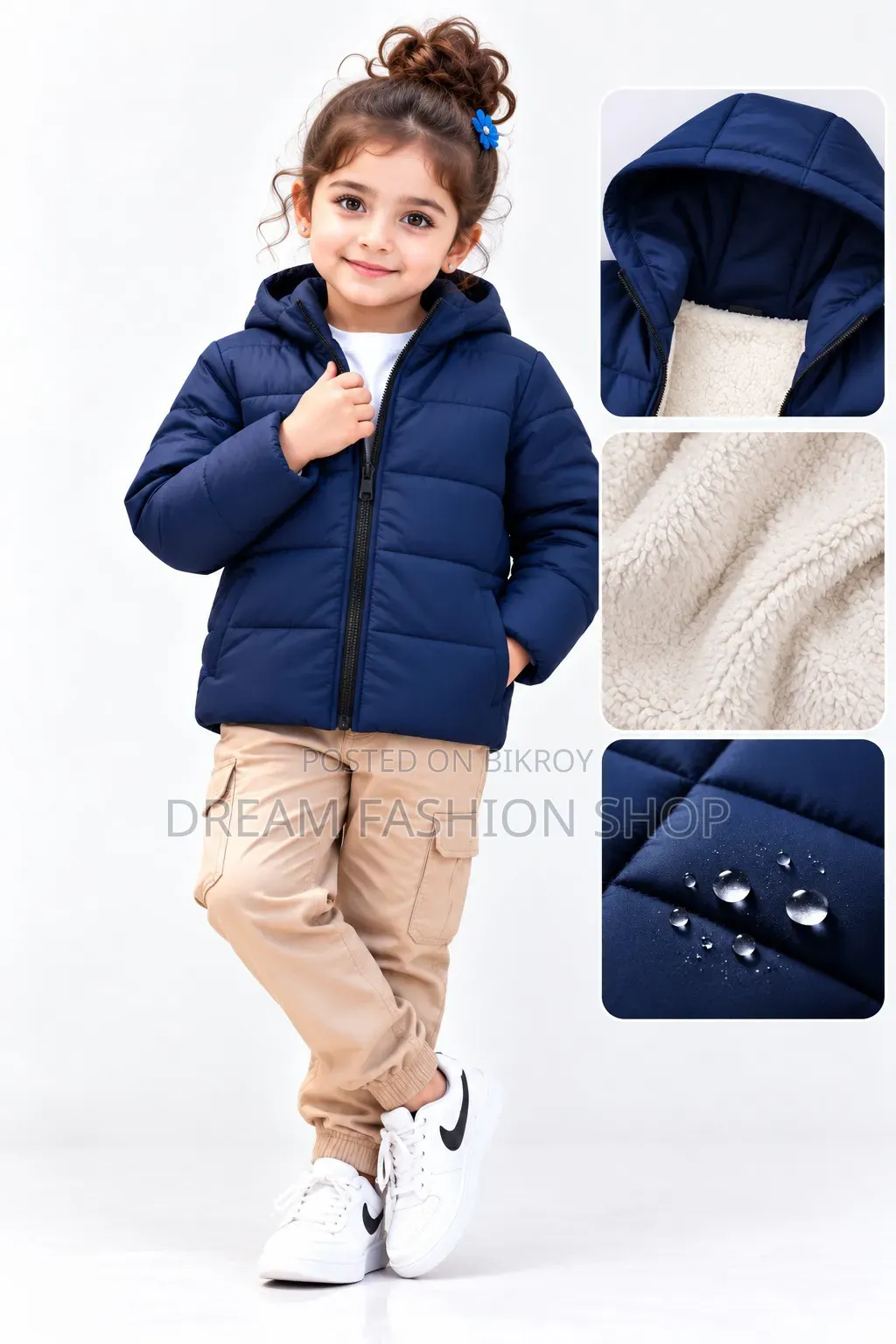 Premium Kids Sherpa Padding Jacket
