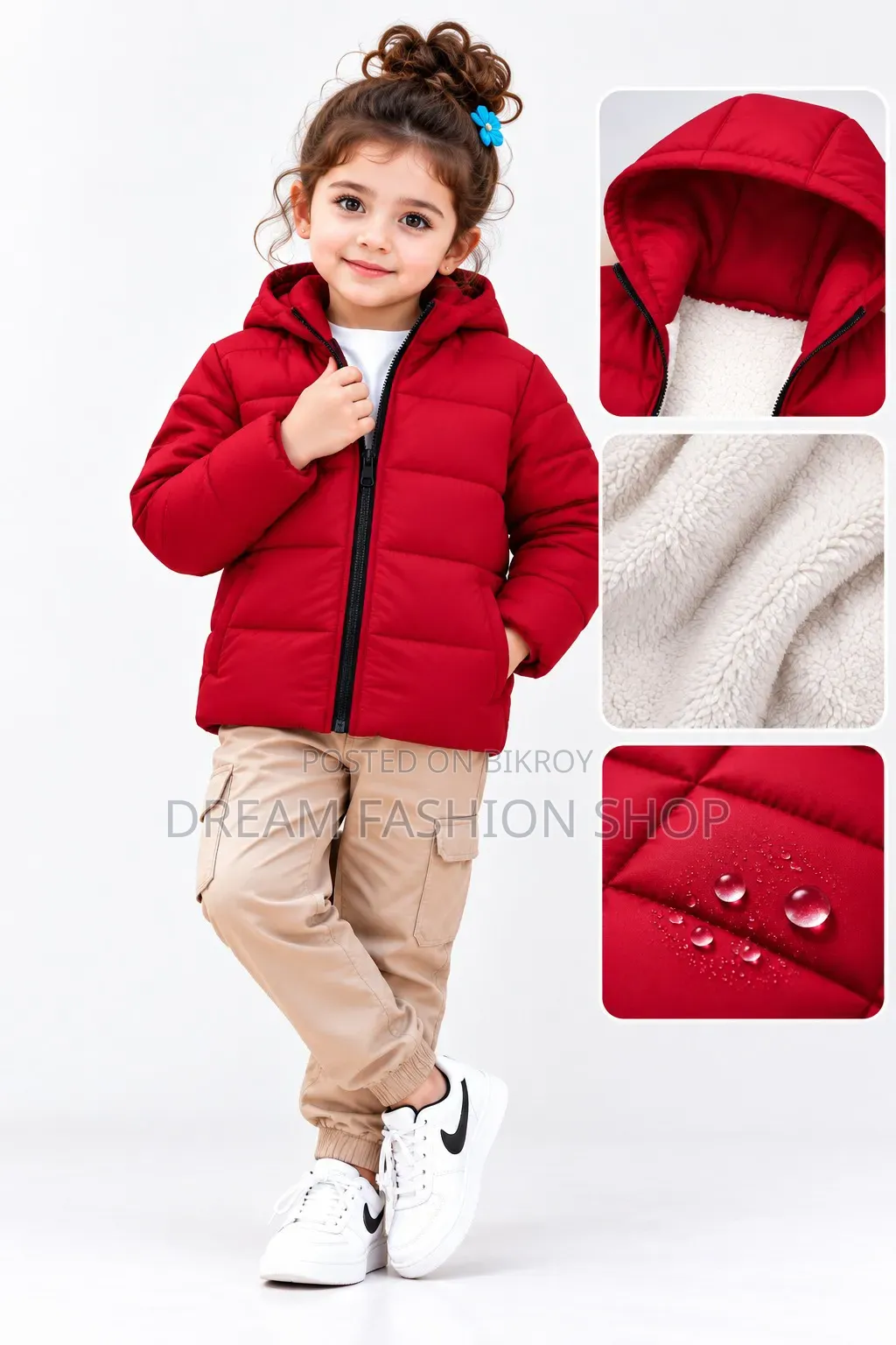 Premium Kids Sherpa Padding Jacket