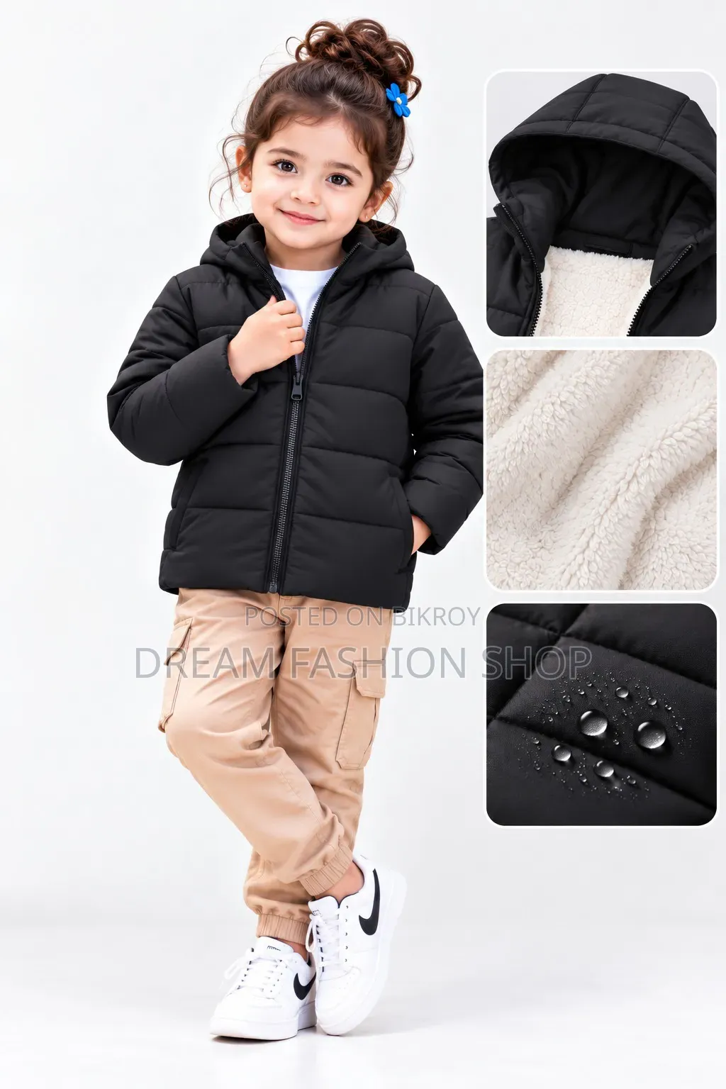 Premium Kids Sherpa Padding Jacket