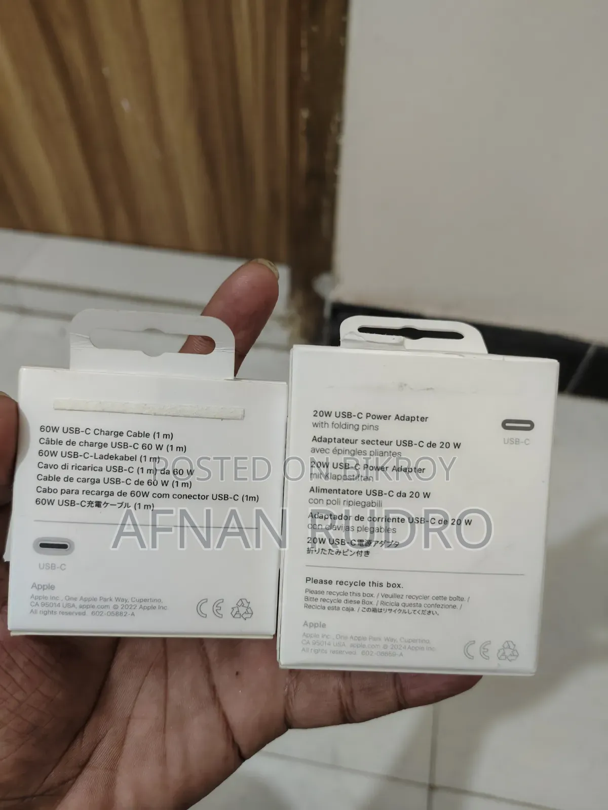 Apple USB C Power Adapter / Power Cable