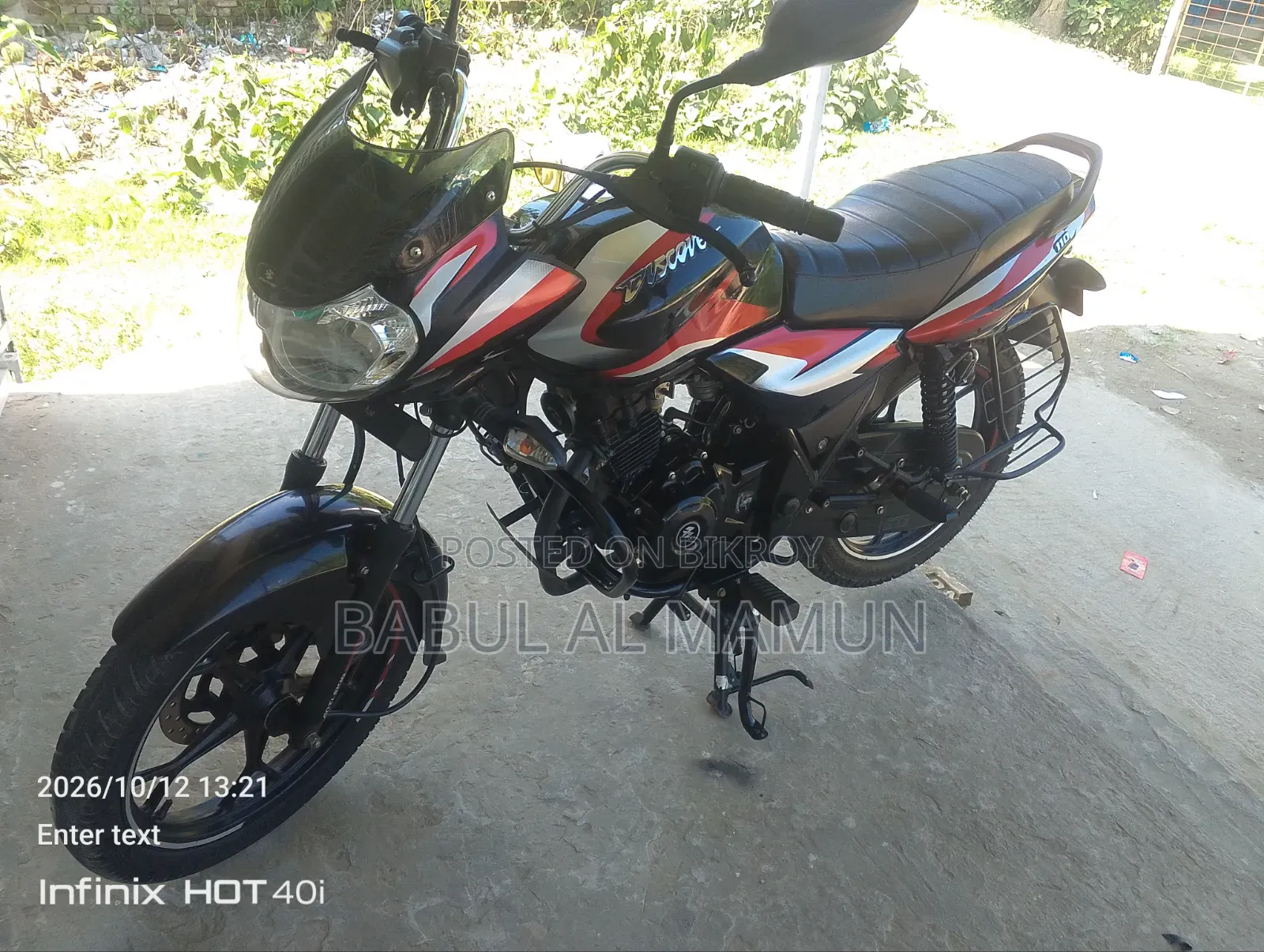 Bajaj Discover 110 2023 Black