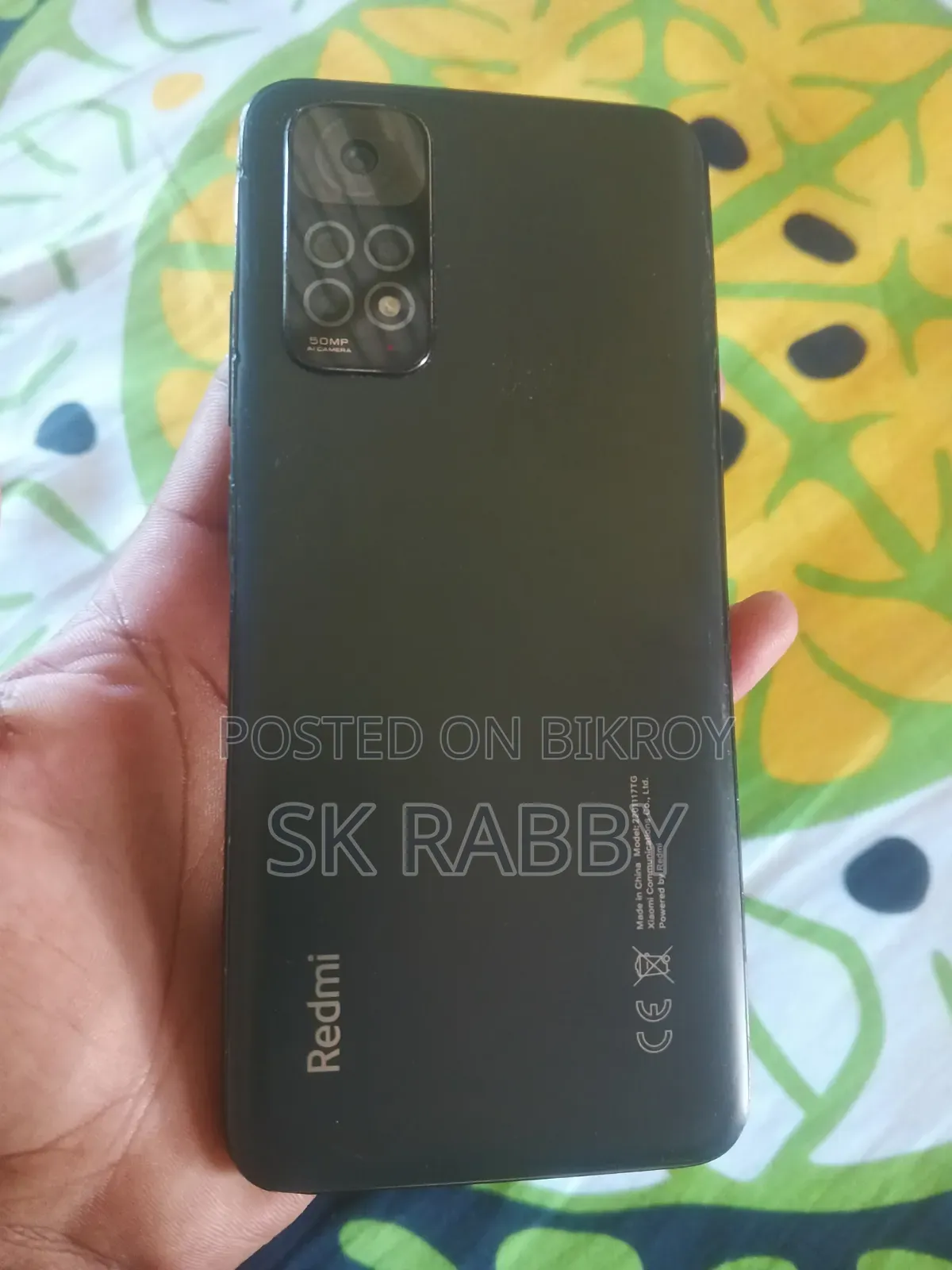 শাওমি রেডমি নোট ১১ ১২৮ জিবি ব্ল্যাক