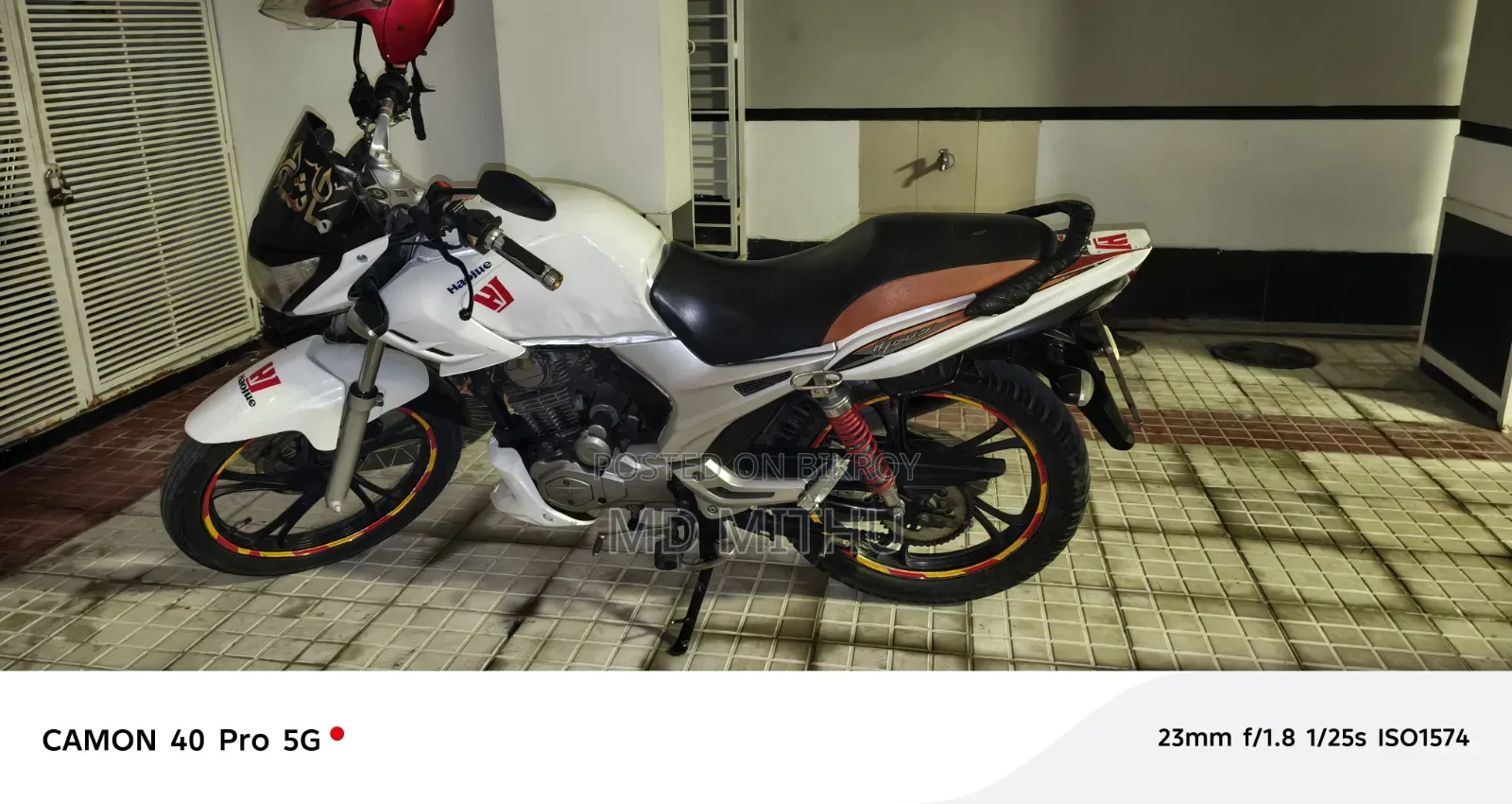Haojue HJ150-9 2015 White