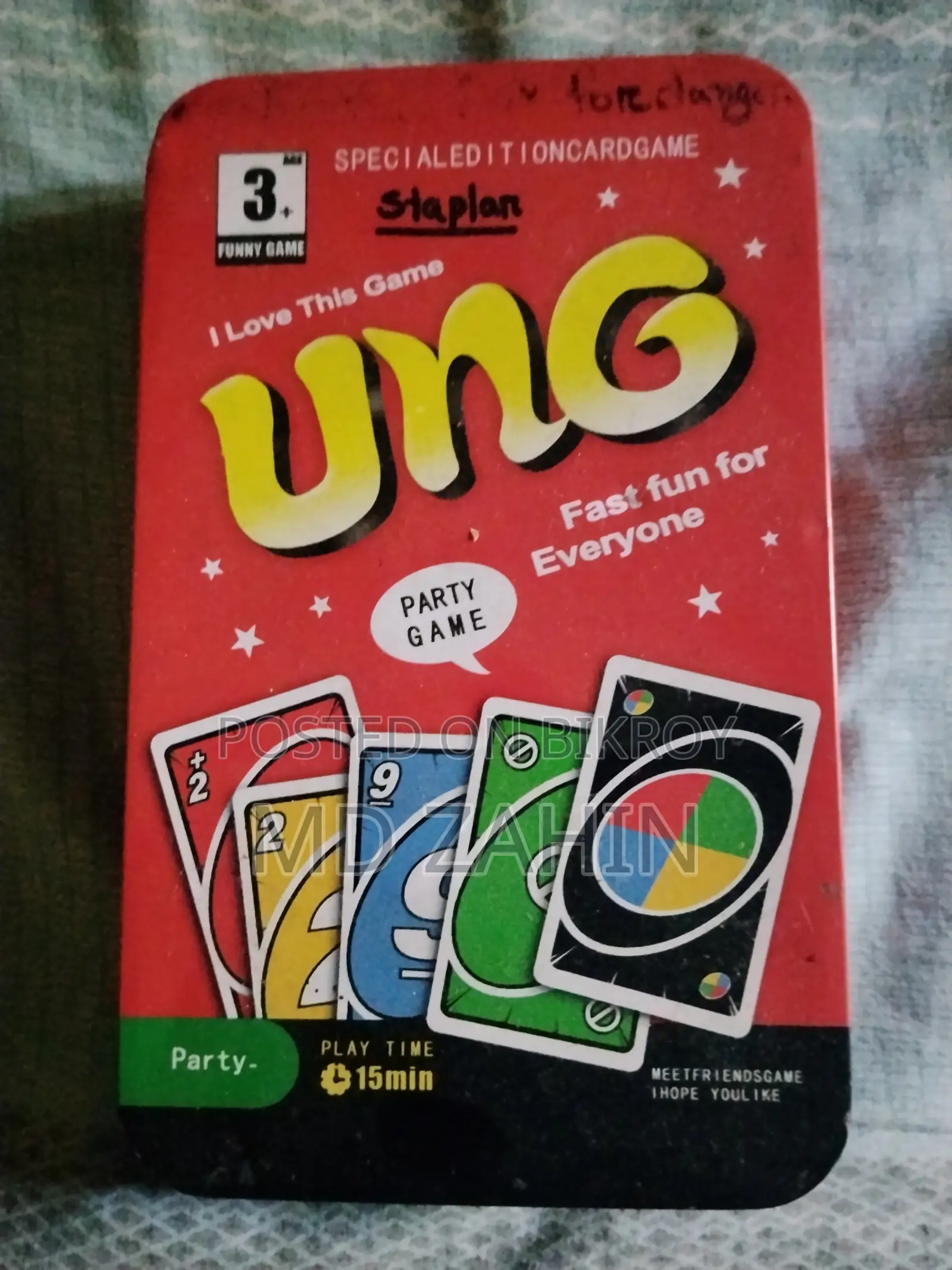 UNG Cards for Uno Gaming
