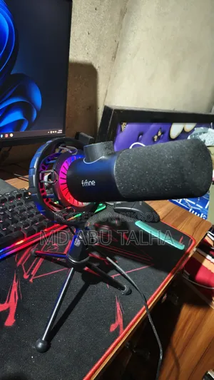 FIFINE K658 RGB USB Dynamic Gaming Microphone — Fresh Condition