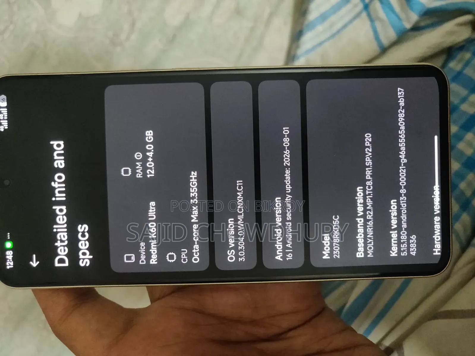 Xiaomi Redmi K60 Pro 256 GB White