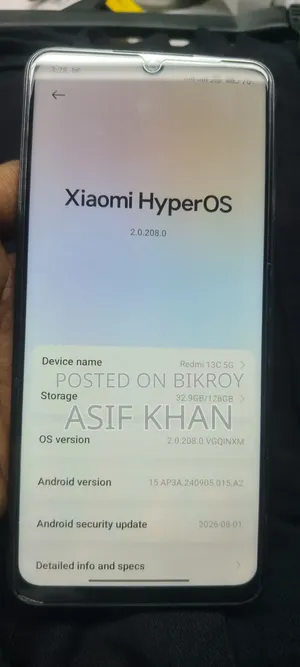 Xiaomi Redmi 13C 5G 128 GB Black