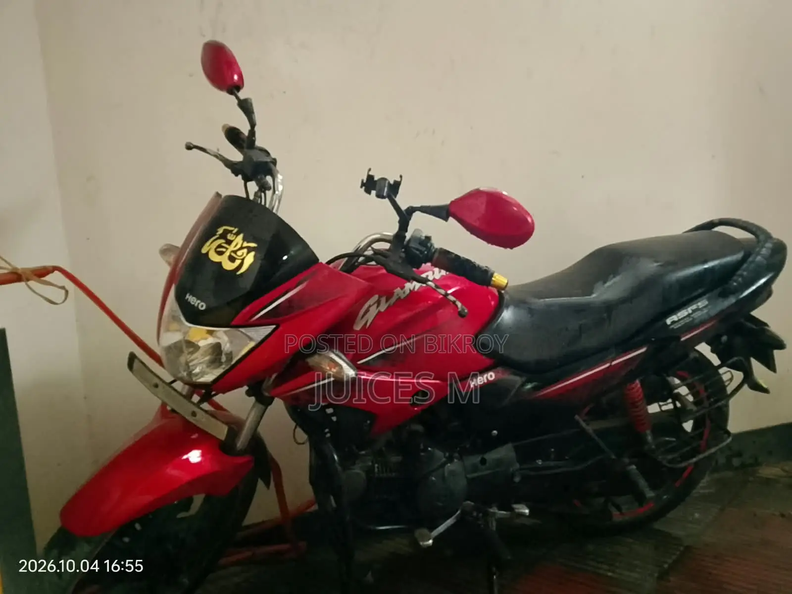 হিরো গ্ল্যামার ২০১৮ রেড