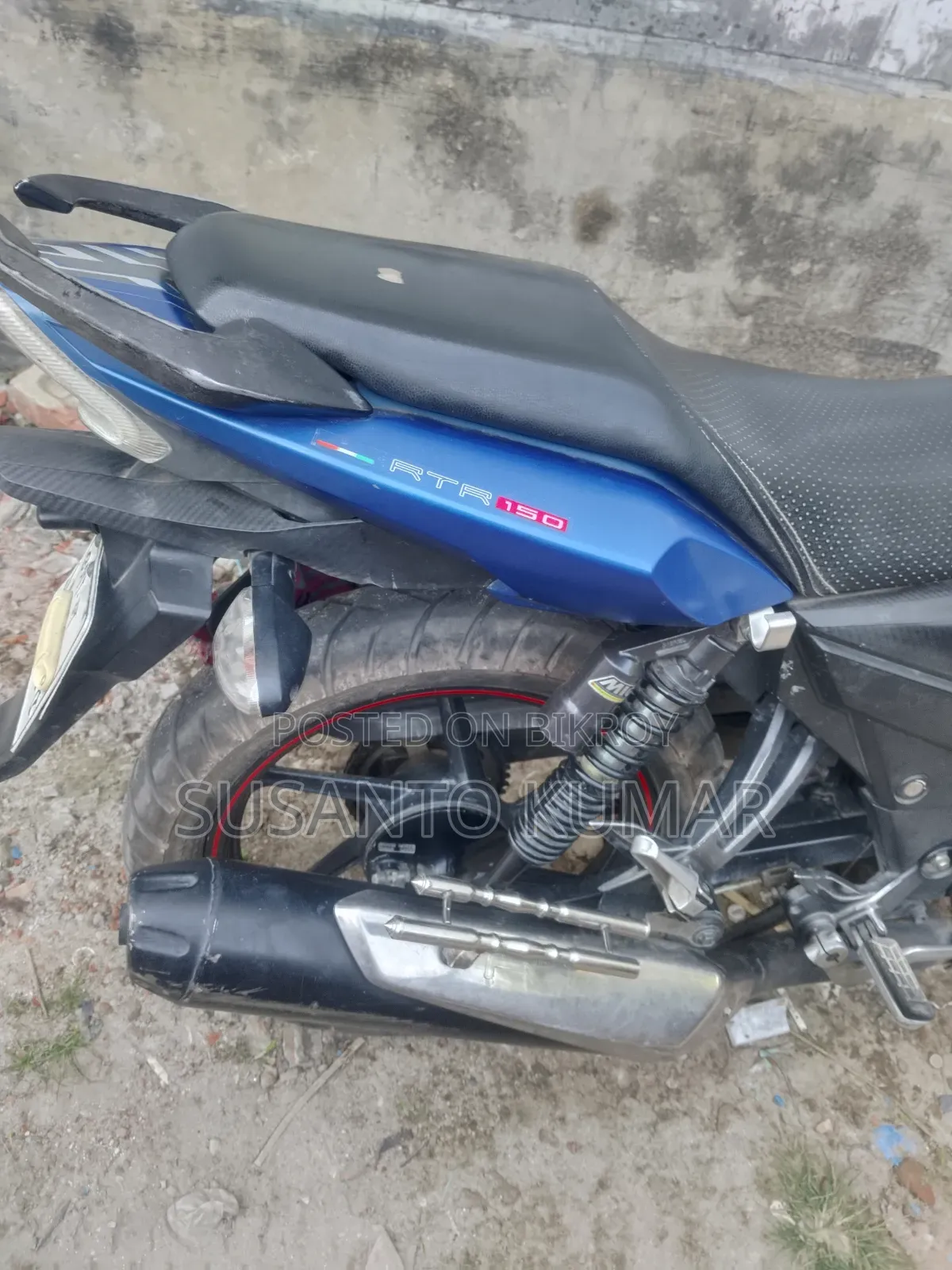 TVS Apache RTR 160 2V 2017 Blue