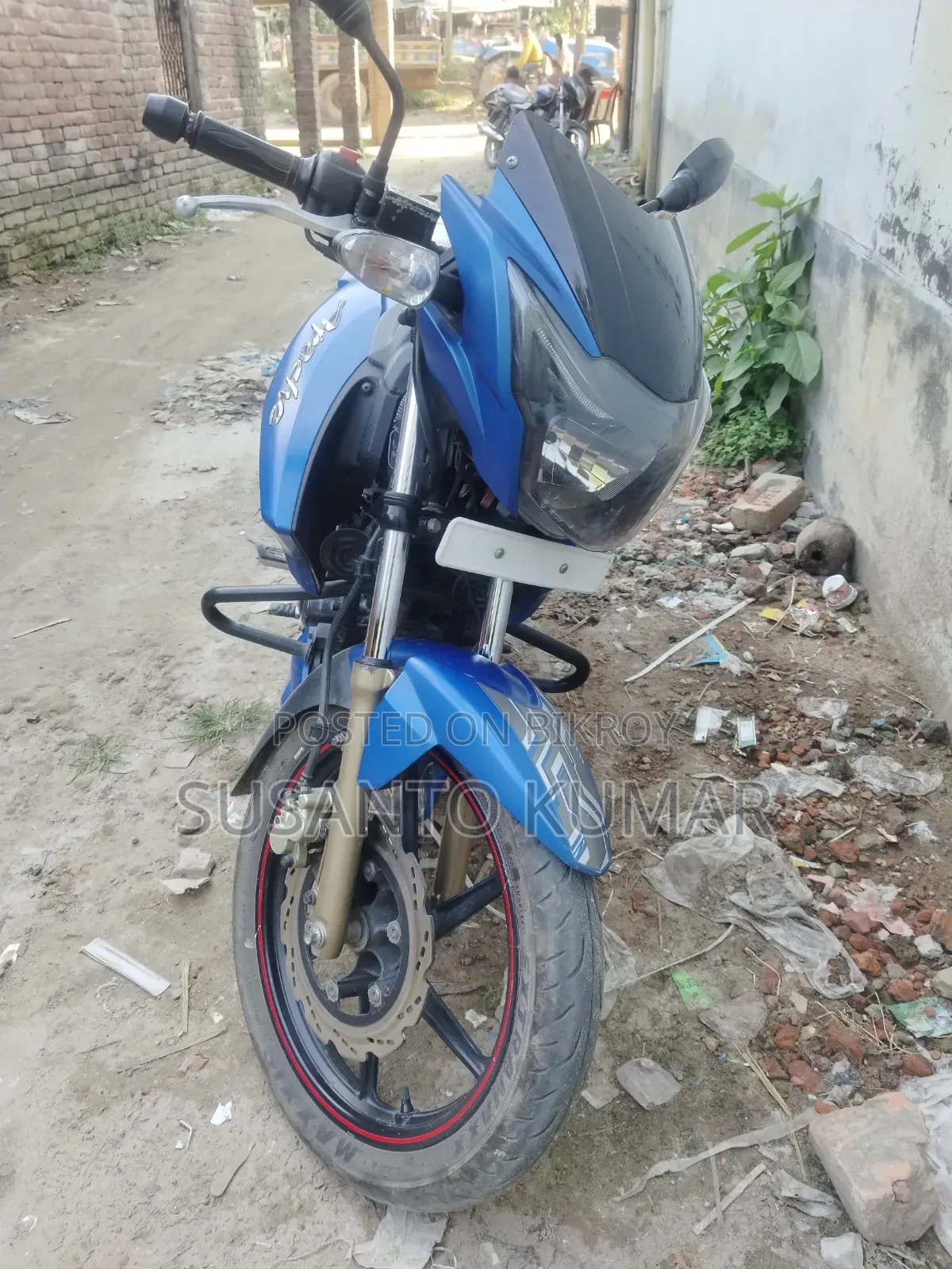 TVS Apache RTR 160 2V 2017 Blue