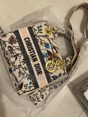 Dior Floral Embroidered Master Copy Handbag (Used Once)