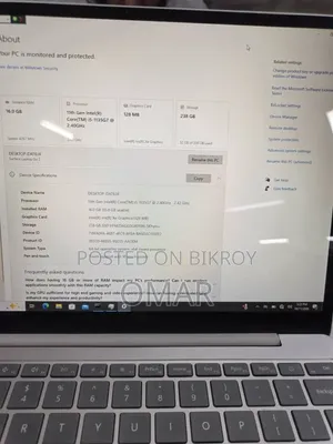 Laptop Microsoft Surface Go 2 16GB Intel Core i5 SSD 256GB