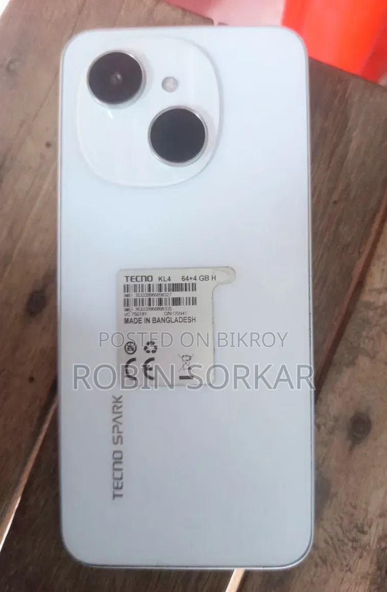 New Tecno Spark Go 64 GB White