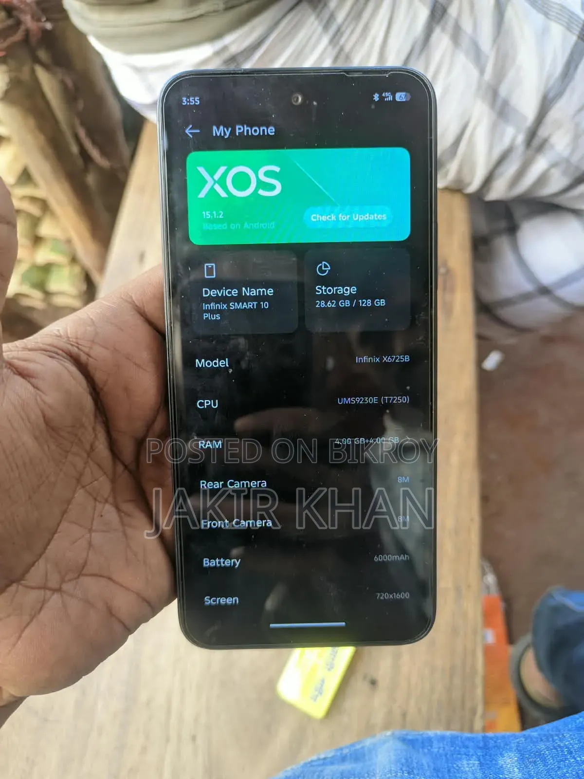 Infinix Smart 10 Plus 128 GB Black