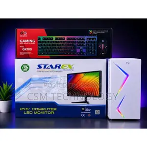 Desktop PC Core i5 7th Gen Asus H-110M & 21.5 STAREX Monitor