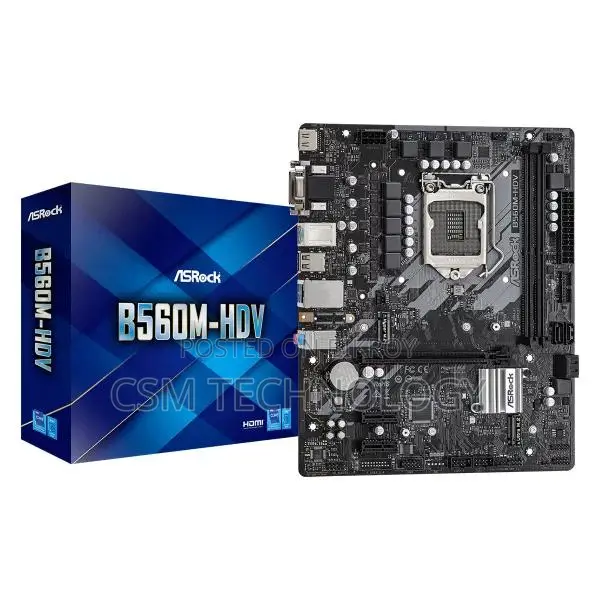 Asrock B560M-HDV Micro ATX Motherboard