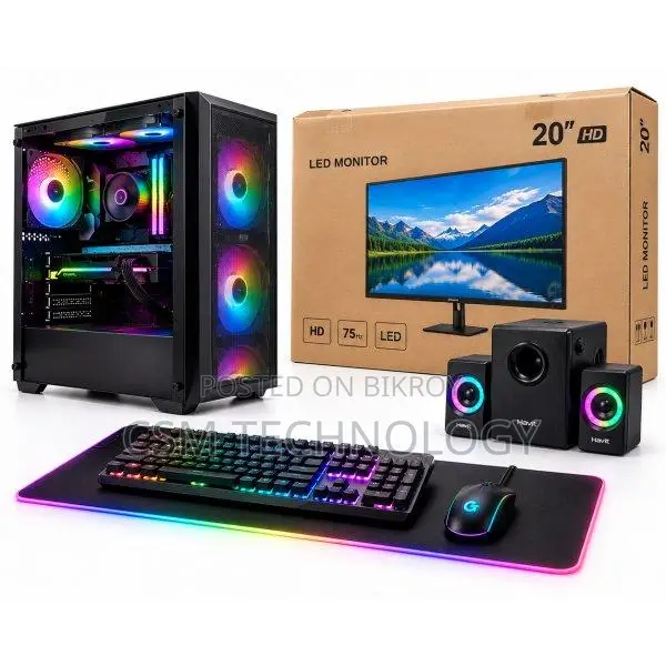 Desktop PC Core i3 12th Gen 8GB RAM 256GB SSD With 19" Monitor