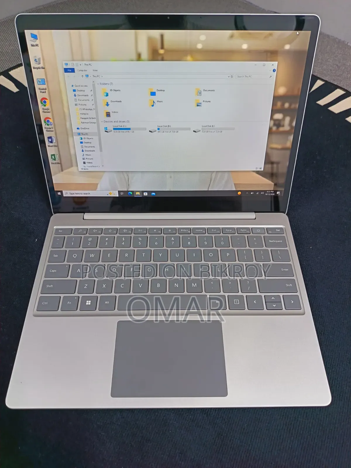 Laptop Microsoft Surface Go 2 16GB Intel Core i5 SSD 256GB