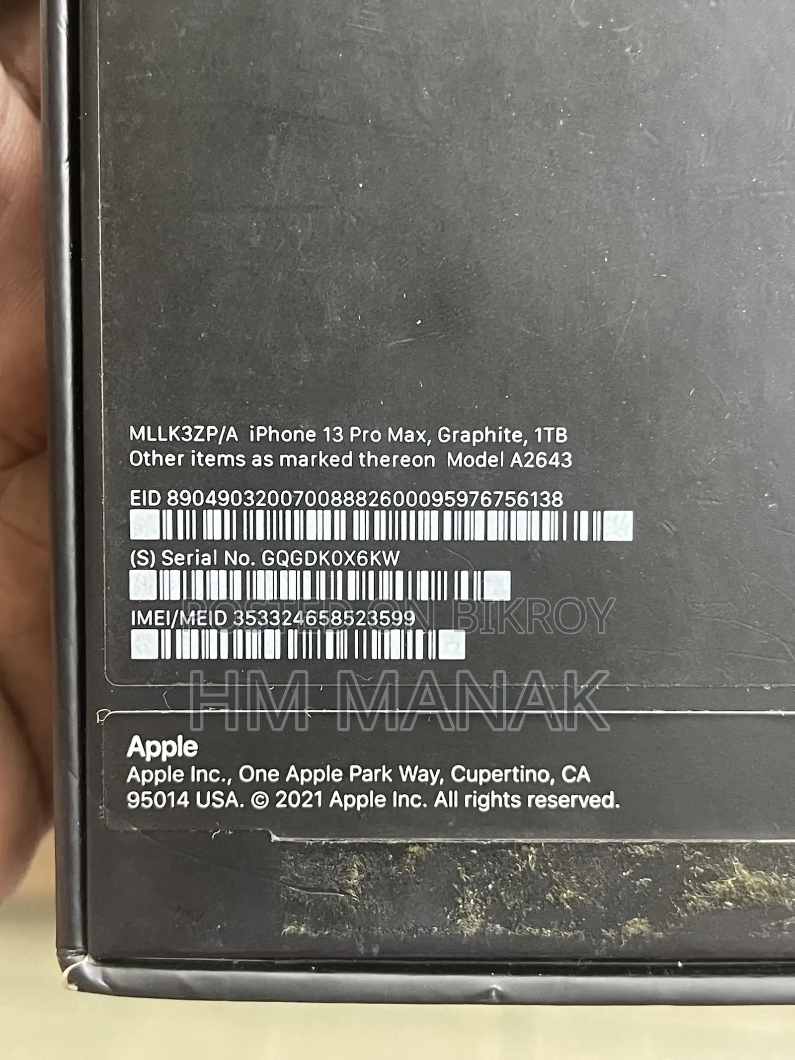 Apple iPhone 13 Pro Max 1 TB Black