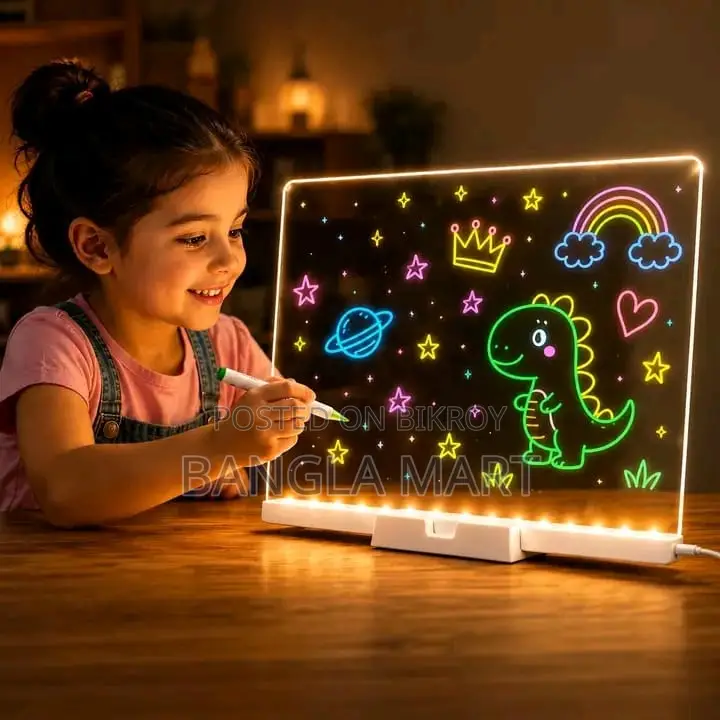 “লিখুন আর আলোয় জ্বালান! DIY Acrylic LED Message Board ”