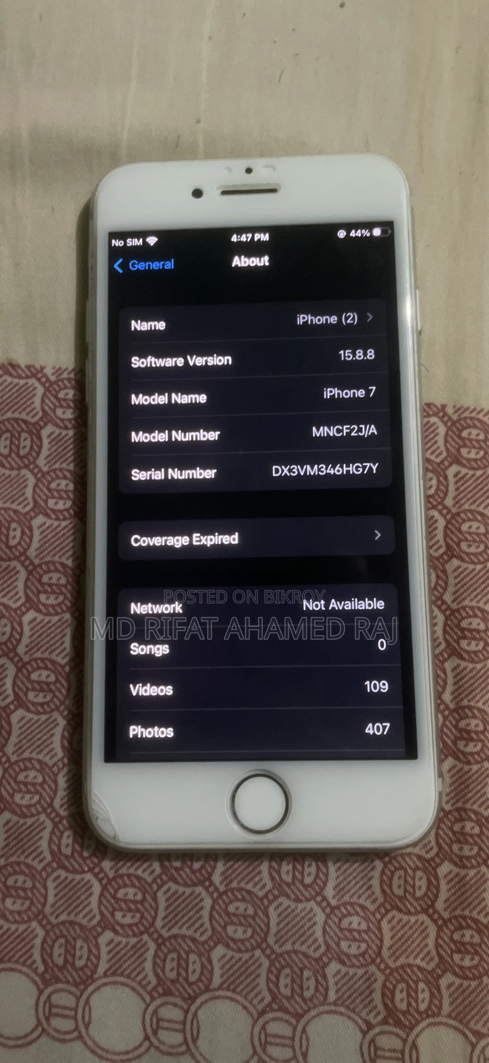 Apple iPhone 7 32 GB Silver
