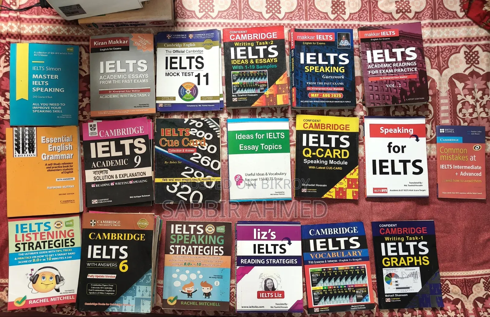 More than 20 IELTS books for sale together | IELTS Full Book Collection