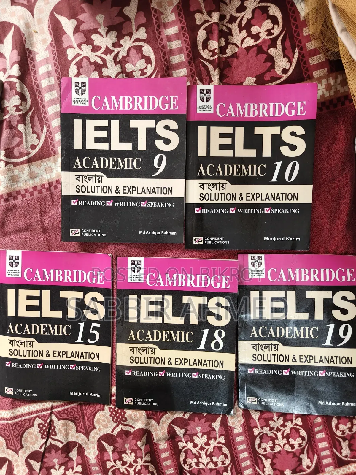 More than 20 IELTS books for sale together | IELTS Full Book Collection