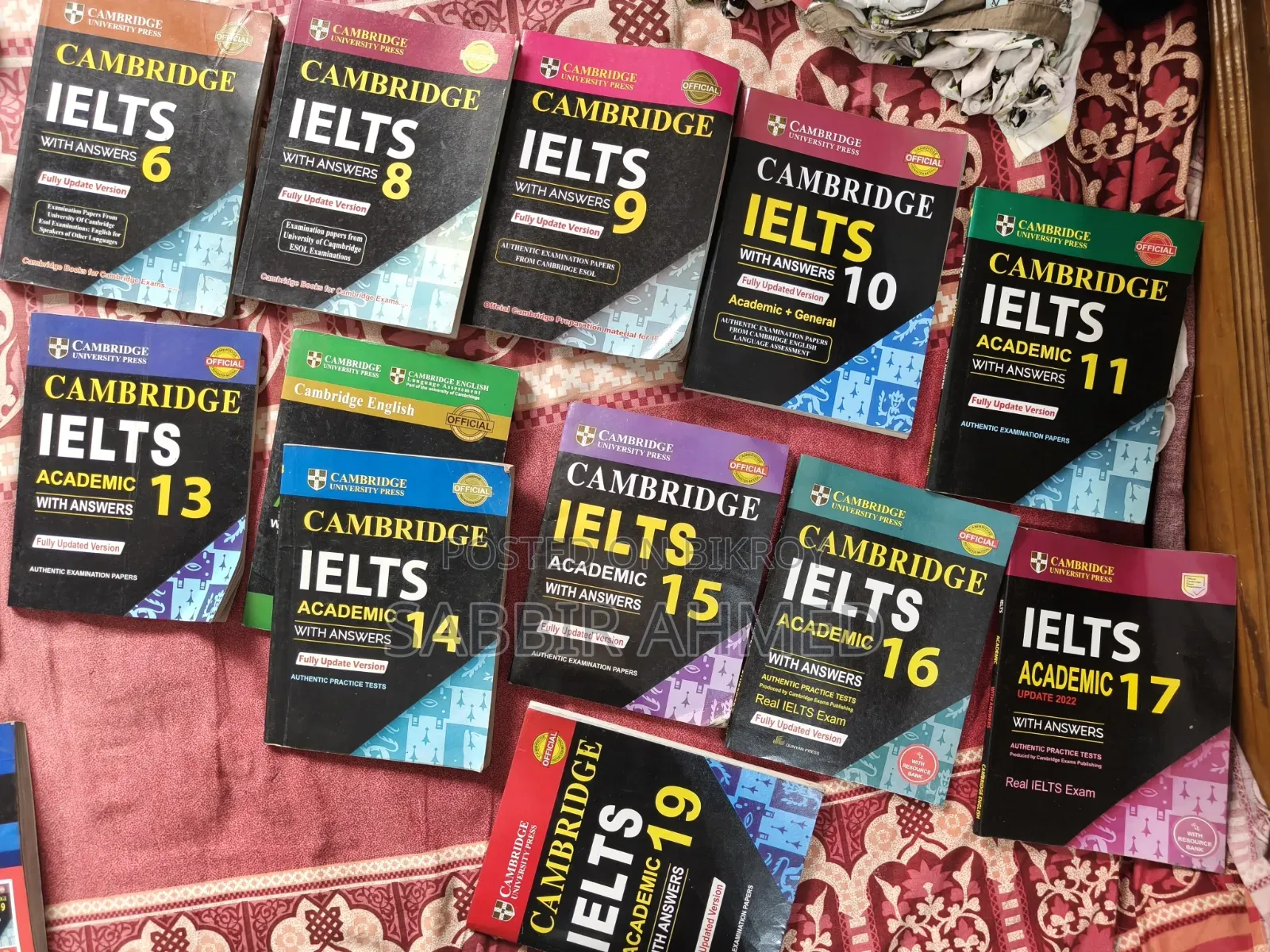 More than 20 IELTS books for sale together | IELTS Full Book Collection