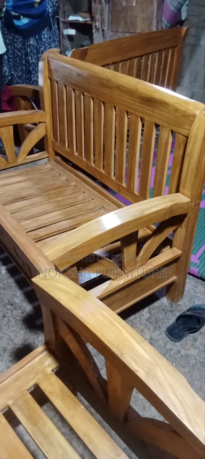 Akash Wood Sofa Set for Sale