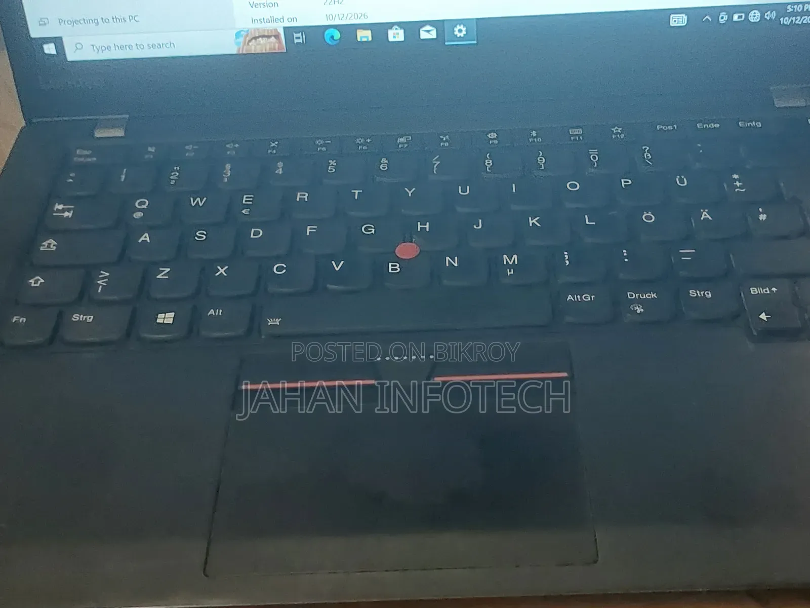 Laptop Lenovo ThinkPad L470 8GB Intel Core i5 SSD 256GB