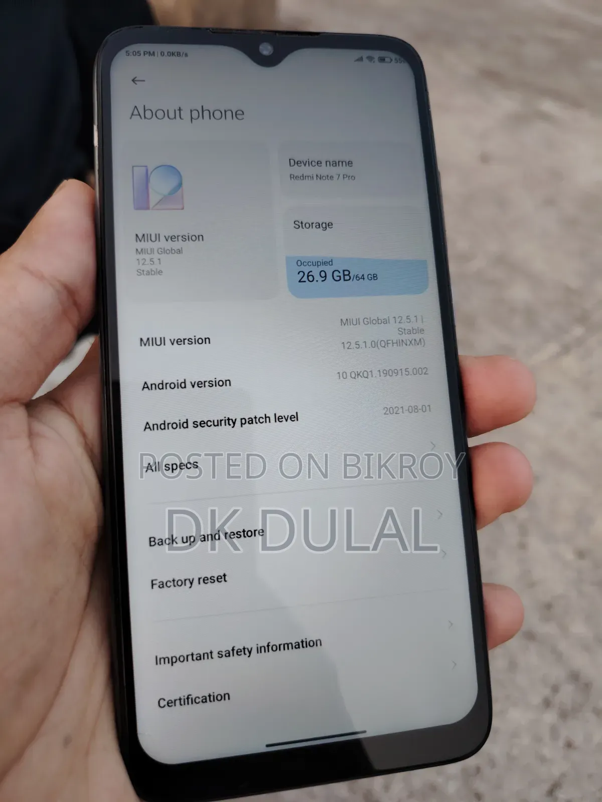 Xiaomi Redmi Note 7 Pro 64 GB White