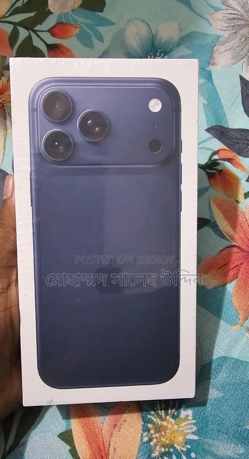 নতুন অ্যাপল আইফোন ১৭ প্রো ম্যাক্স ২৫৬ জিবি নীল