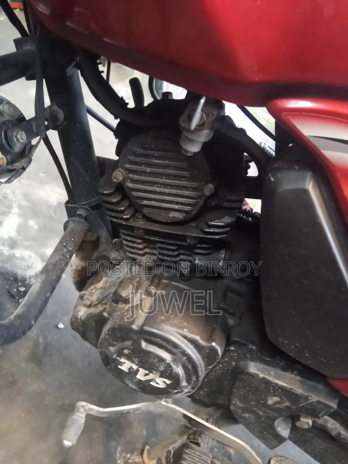 TVS Metro Plus 2016 Red