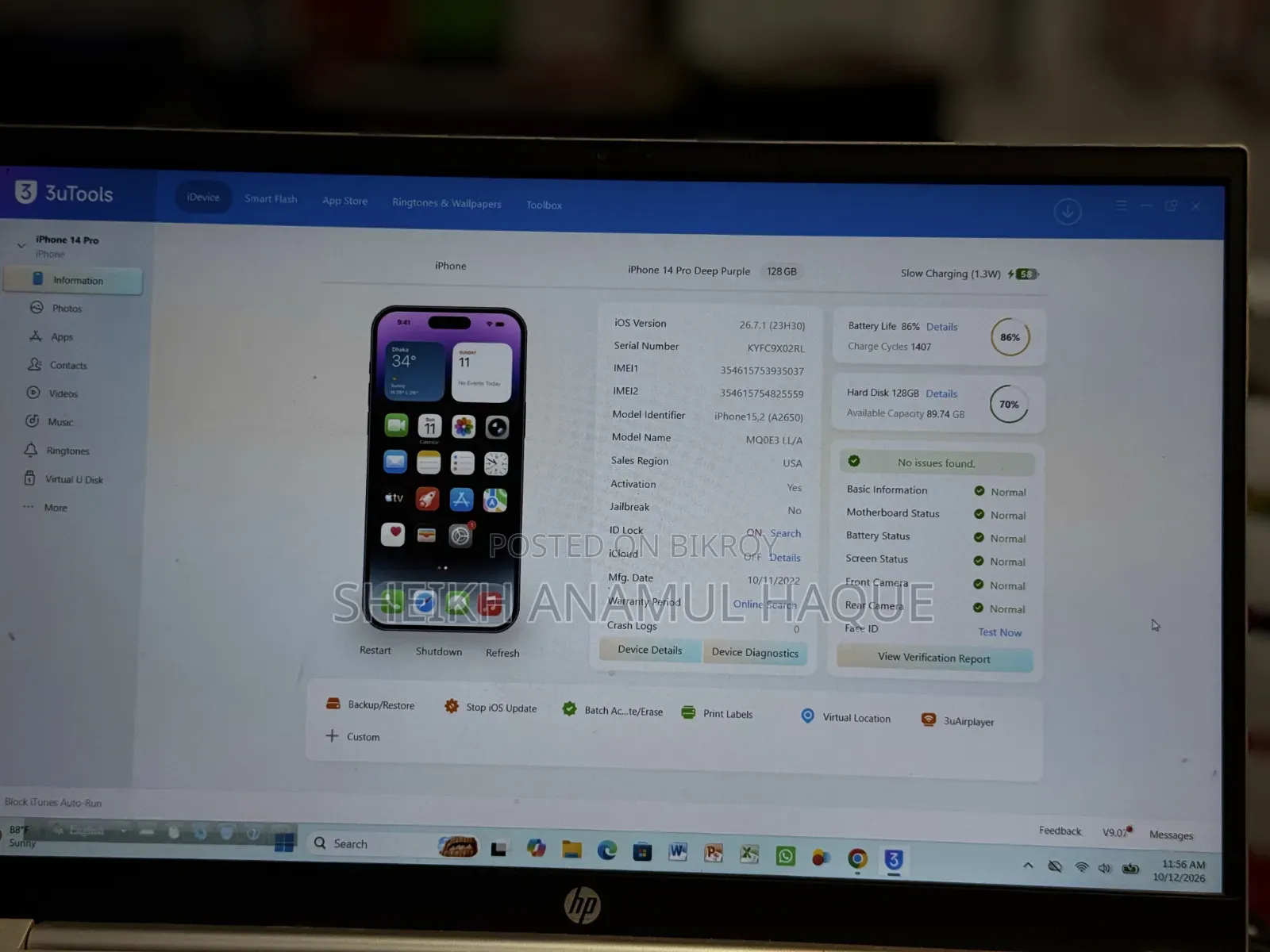 Apple iPhone 14 Pro 128 GB Purple