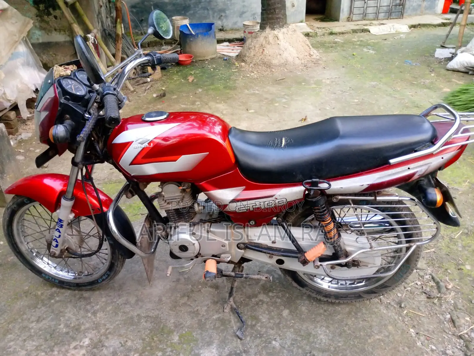 বাজাজ সিটি ১০০ ২০১২ লাল
