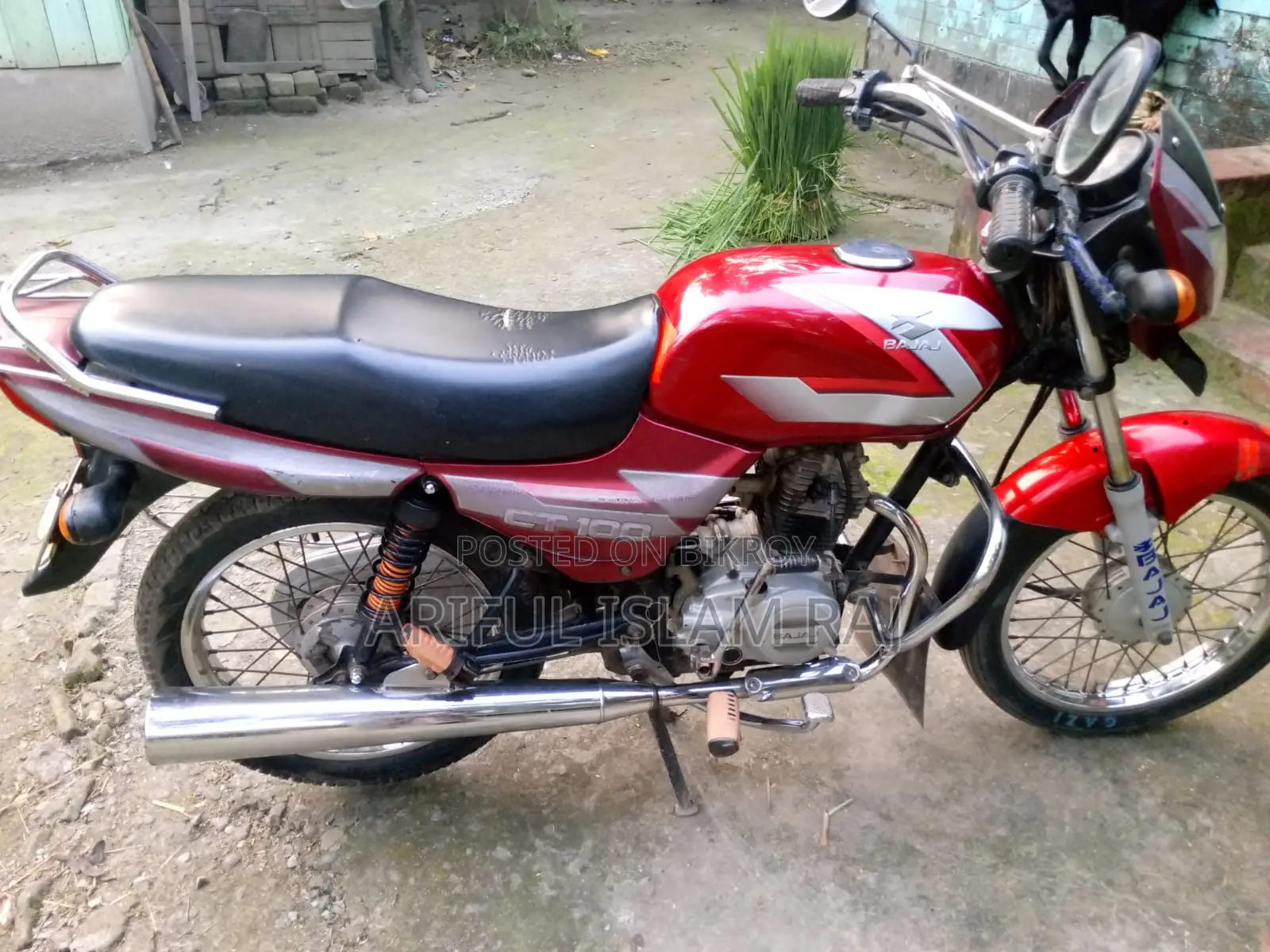 বাজাজ সিটি ১০০ ২০১২ লাল