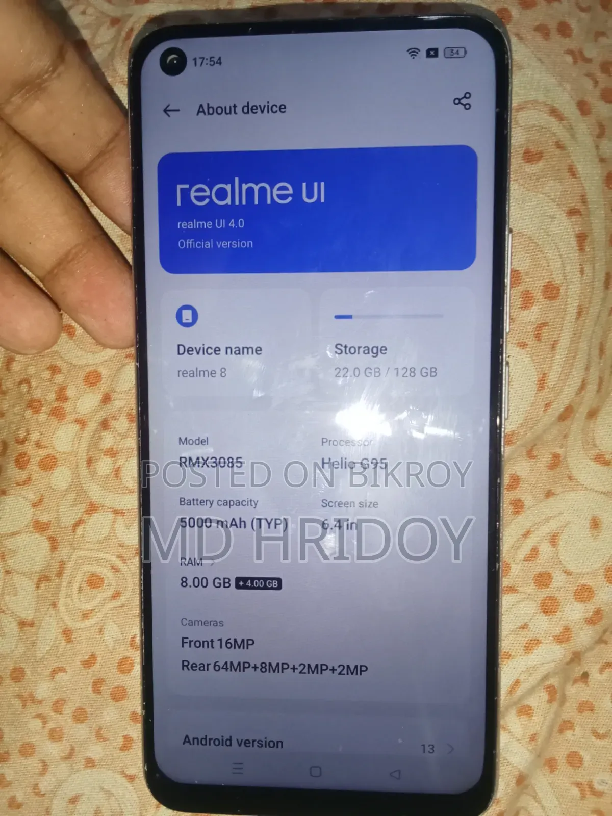 Realme 8 5G 128 GB Silver