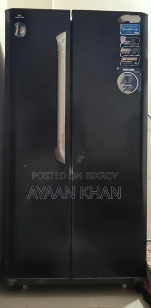 [ব্যবহার করা নতুনের মতো] ওয়াল্টন সাইড-বাই-সাইড ইনভার্টার রেফ্রিজারেটর (৫০০+ লিটার)