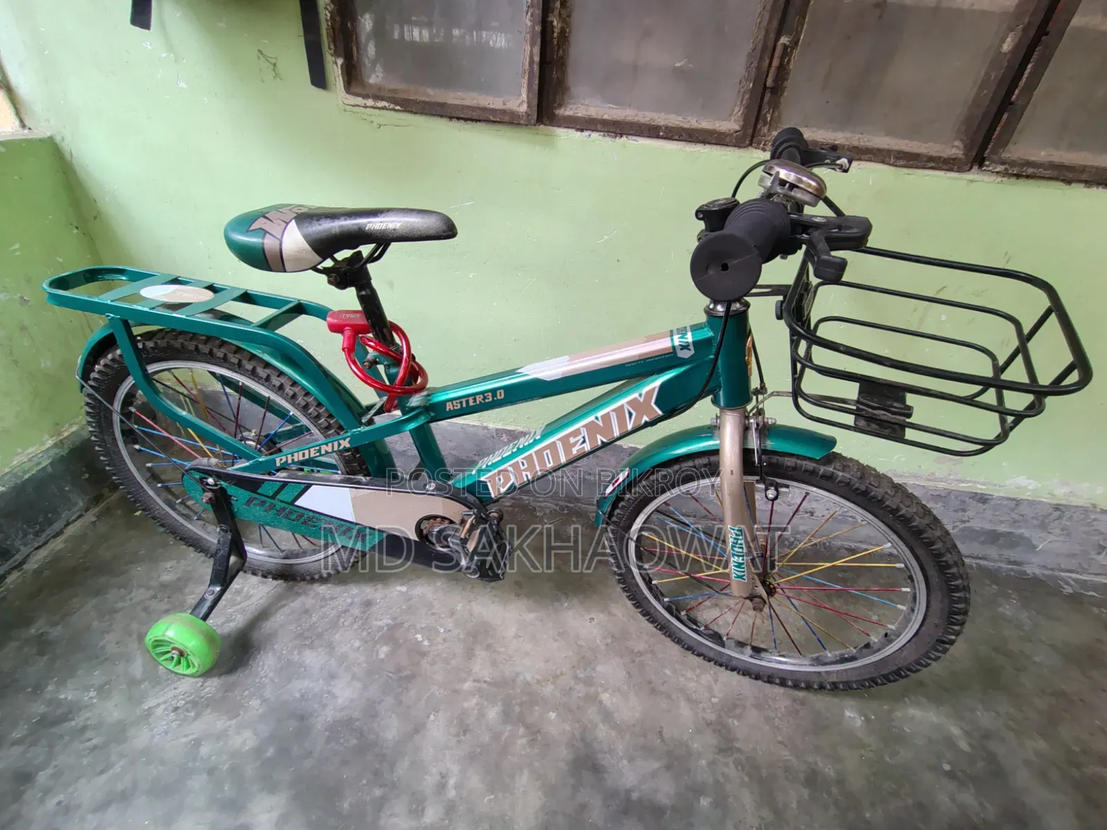 The bicycle is almost like new, it has not been used even for ten days after purchase