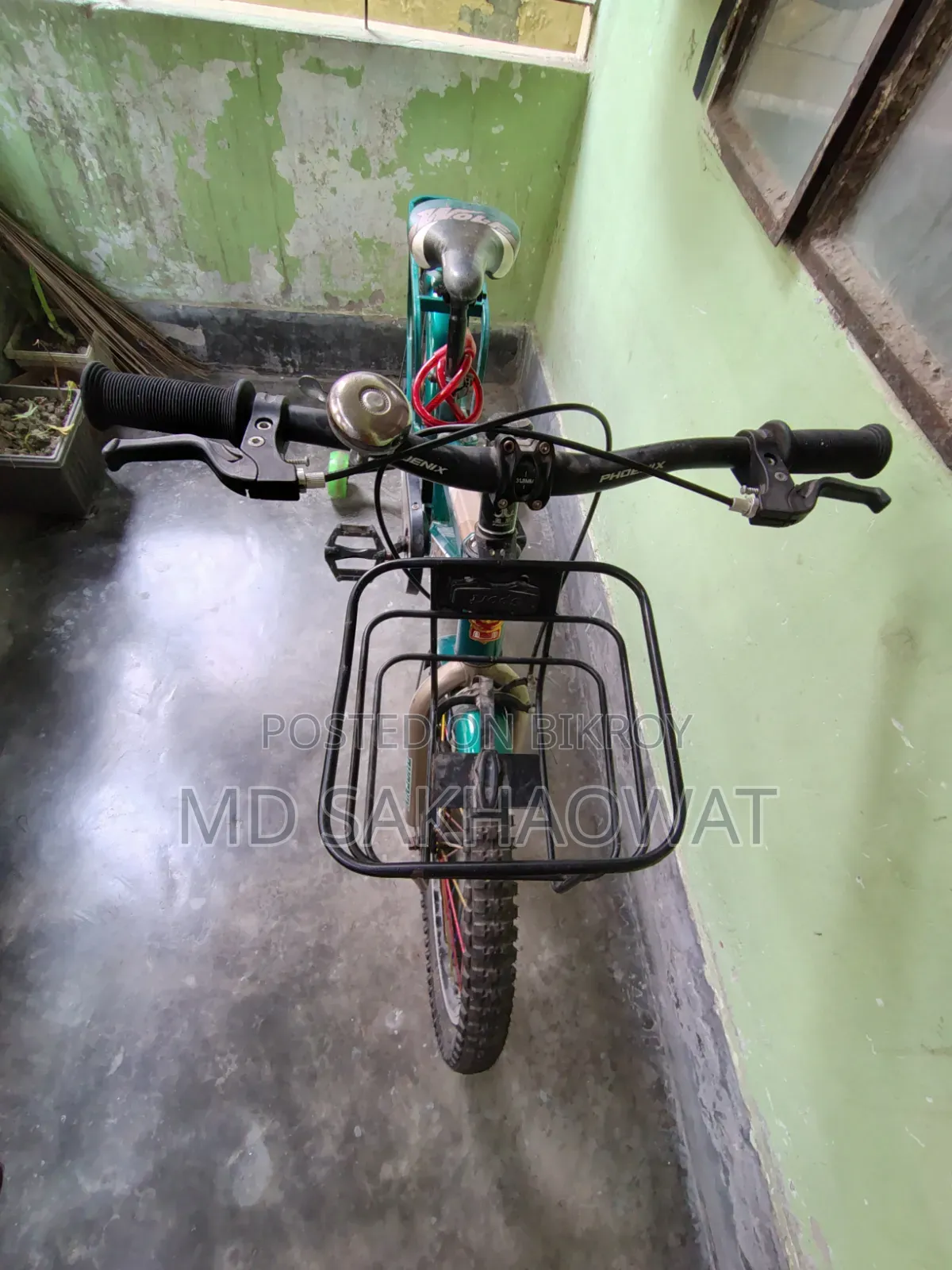 The bicycle is almost like new, it has not been used even for ten days after purchase