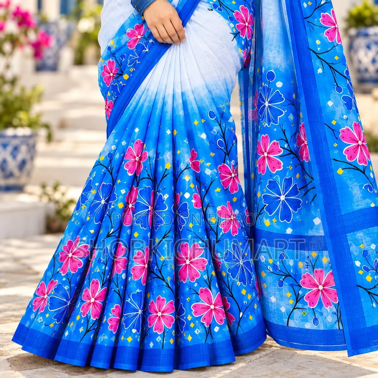 Matching Couple Panjabi & Saree Combo Set