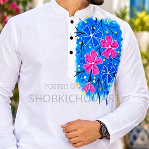 Matching Couple Panjabi & Saree Combo Set