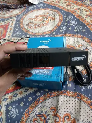 AKASH DTH Setup Box Full Setup With Antenna and Cable