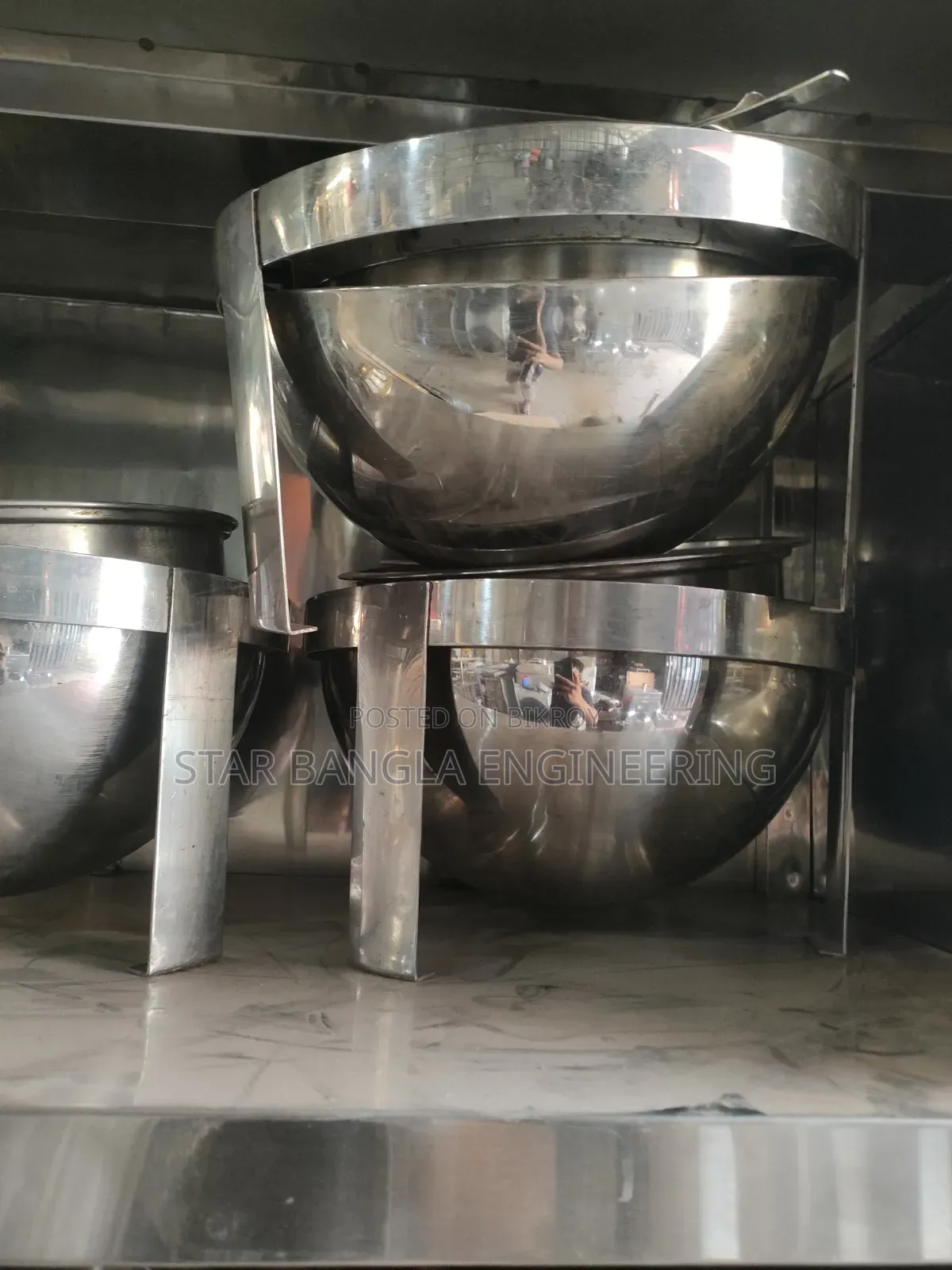 stainless steel round roll-top chafing dish