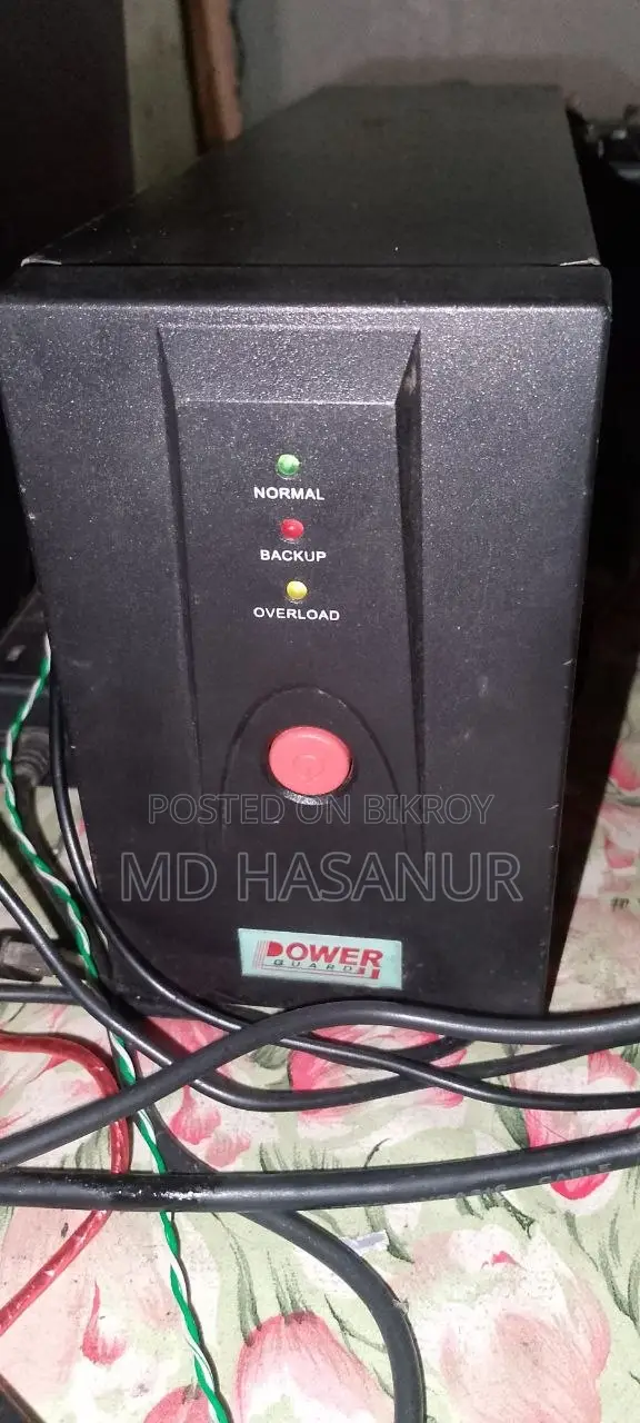 Power Guard Ups 650va Modified With 5-Inch Fan and Wire Installed