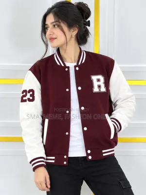 Stylish Cotton Varsity Jacket