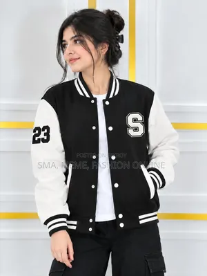 Stylish Cotton Varsity Jacket